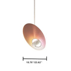 Galaxy Satellite Saturn Acrylic 1-light LED Artistic Pendant Light BulbSquare