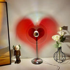 Creative Heart Shape 1-Light LED Vibes Standing Floor Lamp Lumendat
