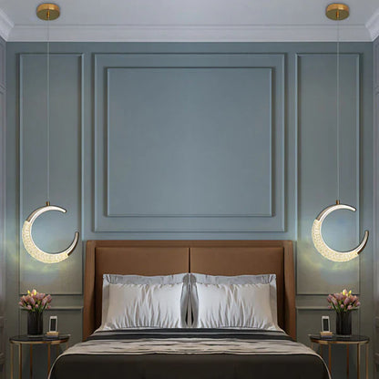 Modern Acrylic Geometric Circle 1-Light  LED  Pendant Light