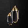 Modern Teardrop Crystal LED Pendant Light BulbSquare