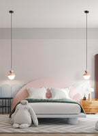 Modern Macaron Metal 1-Light Globe Pendant Light