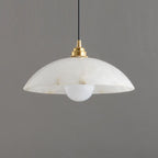 Nordic Spanish Marble Dome 1-light Pendant Light BulbSquare