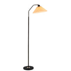 Minimalist Fabric Pleated Shade 1-Light Standing Floor Lamp Lumendat