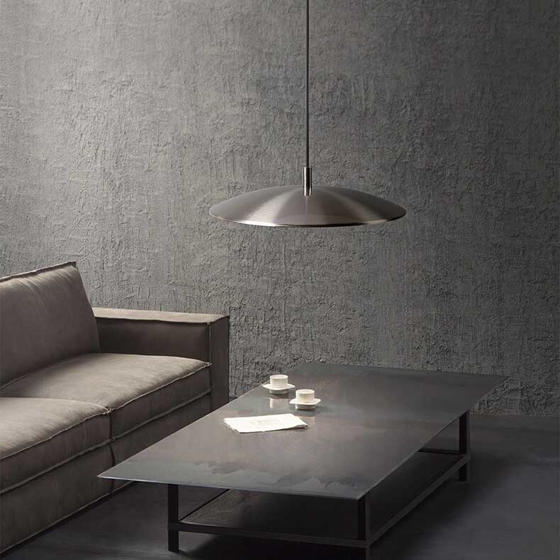 Nordic Round Plate Flying Ufo 1-light LED Pendant Light BulbSquare