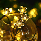 LED Solar Sakura String Lights Waterproof Outdoor Fairy Flower Lights Lumendat