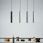 Retro Multicolor Cement Long Strip LED Pendant Light BulbSquare