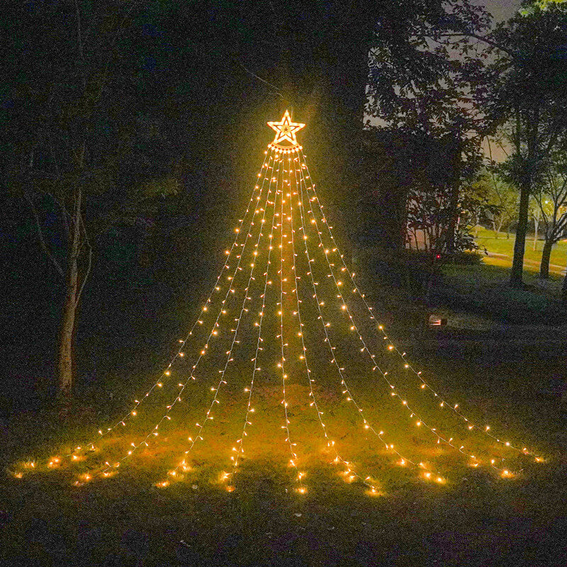 Star Waterfall Light Christmas Meteor Lights LED String Lights Lumendat