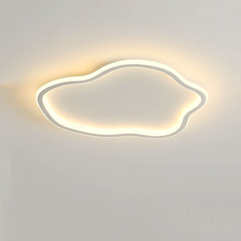 Modern Creative Cloud 1-light LED Flush Mount Ceiling Light BulbSquare