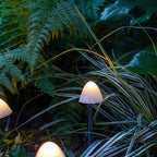 Contemporary Creative Plastic Solar LED Mushroom Lights String Lights For Outdoor Patio Lumendat