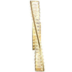 Modern Crystal Light Luxury Spiral Design LED Wall Sconce Lamp Lumendat