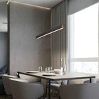 Modern Minimalist Long Strip LED Pendant Light Lumendat