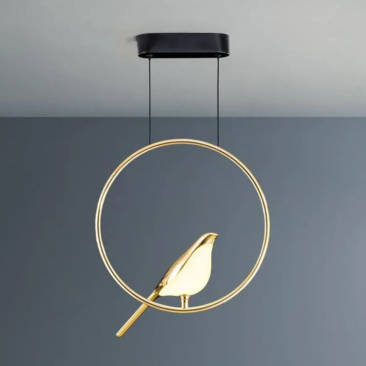 Nordic Creative Bird Shaped Acrylic LED 1/3/6 Light Chandelier Lumendat