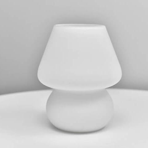 Retro Creative Glass Mushroom 1-Light LED Night Light Table Lamp Lumendat