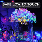 LED Solar Sakura String Lights Waterproof Outdoor Fairy Flower Lights Lumendat