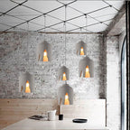Industrial Creative Notch Cement 1-Light Pendant Light
