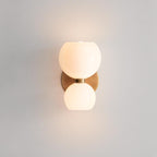 Modern 2-Light Bowl Shaped Wall Sconce Lamps