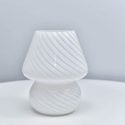 Retro Creative Glass Mushroom 1-Light LED Night Light Table Lamp Lumendat