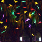 Outdoor Solar Dragonfly Waterproof LED Lights Festival Party Decoration String Lights Lumendat