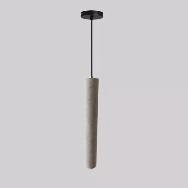 Retro Multicolor Cement Long Strip LED Pendant Light BulbSquare