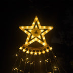 Star Waterfall Light Christmas Meteor Lights LED String Lights Lumendat