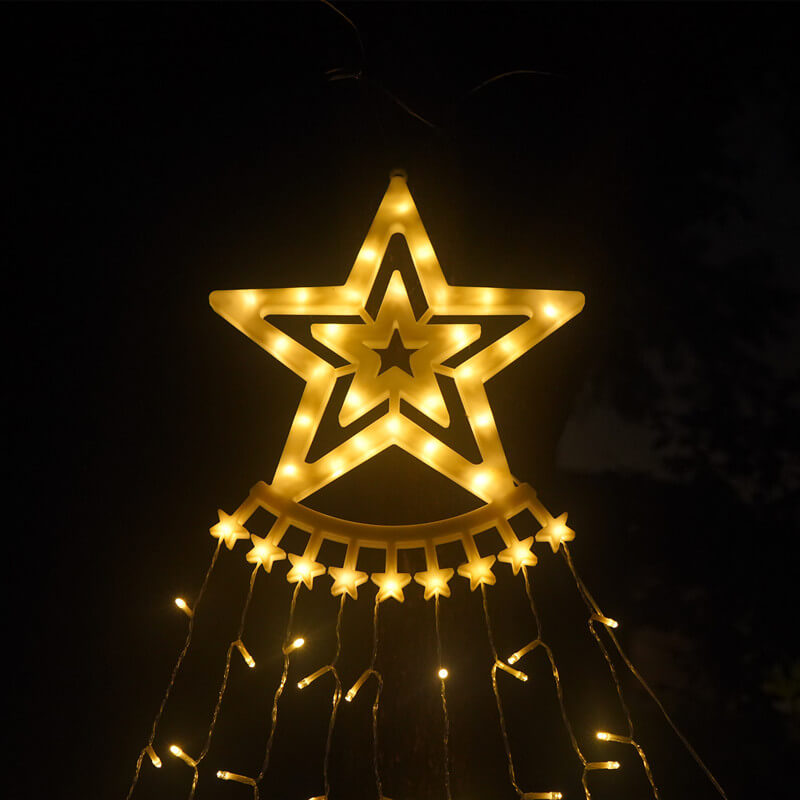 Star Waterfall Light Christmas Meteor Lights LED String Lights Lumendat