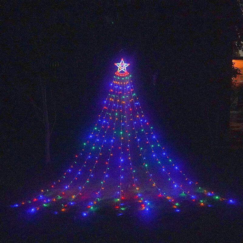 Star Waterfall Light Christmas Meteor Lights LED String Lights Lumendat