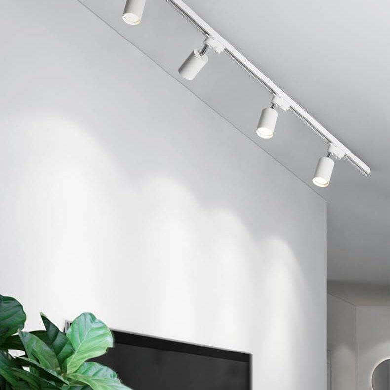 Modern Tubular Track Lighting 3/4/5 Light LED Flush Mount Lighting BulbSquare