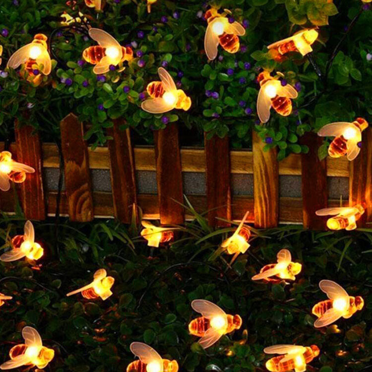 Outdoor Solar Bees Waterproof LED Lights Festival Party Decoration String Lights Lumendat