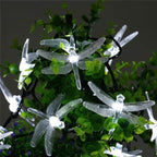 Outdoor Solar Dragonfly Waterproof LED Lights Festival Party Decoration String Lights Lumendat