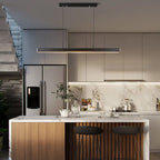 Modern Minimalist Long Strip LED Pendant Light Lumendat