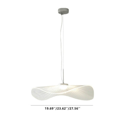 Modern Acrylic Lotus Leaf 1-Light LED Pendant Light