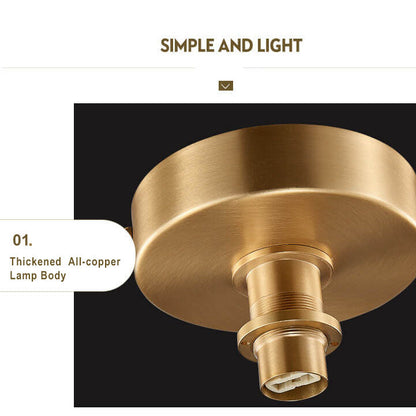 Crystal 1-light LED Globe Semi-flush Mount Lighting