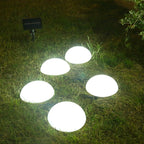 Solar 5 Half Ball LED Outdoor Garden Decorative Lawn Plug Light Lumendat