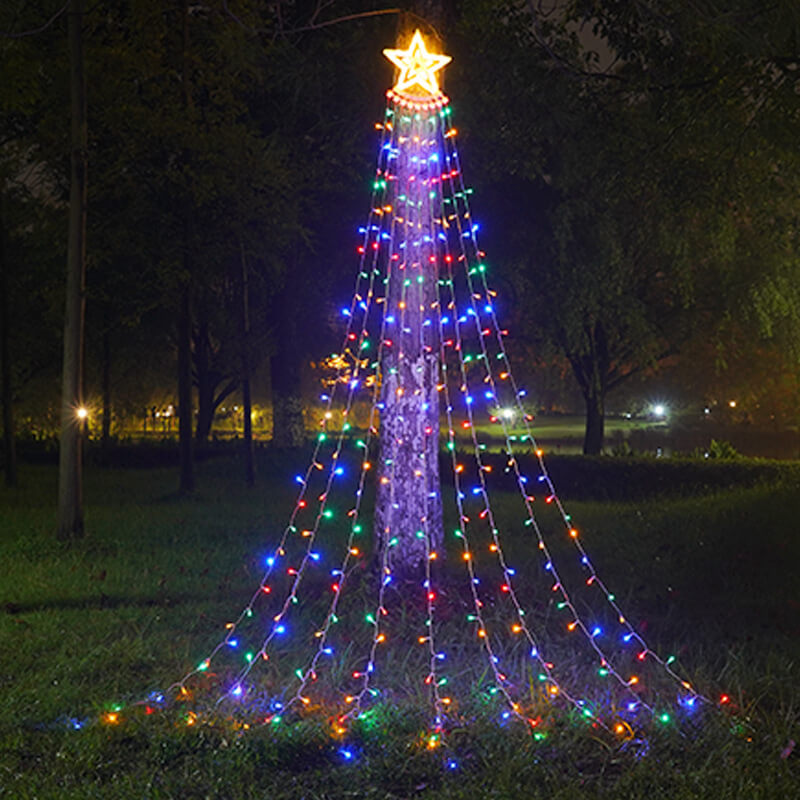 Star Waterfall Light Christmas Meteor Lights LED String Lights Lumendat