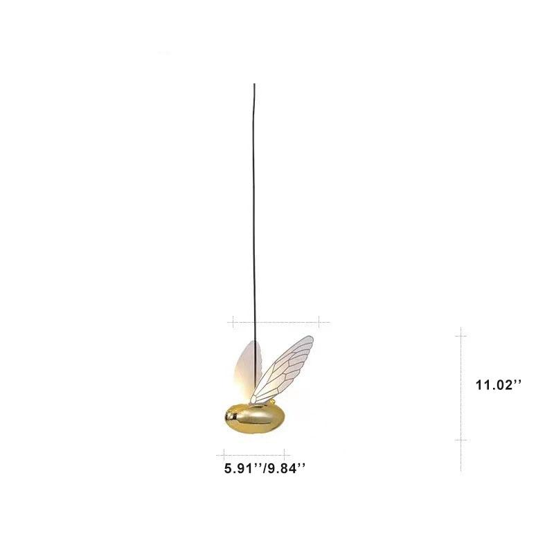Modern Creative Resin Bee 1-Light LED Pendant Light