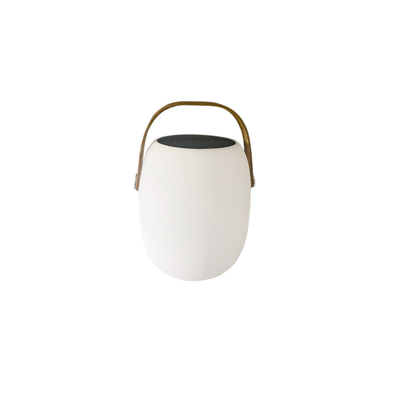 Solar PE Portable Basket LED Outdoor Waterproof Decorative Light Lumendat
