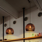 Industrial Rust Iron 1-Light Pendant Light 7 Design