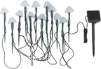 Contemporary Creative Plastic Solar LED Mushroom Lights String Lights For Outdoor Patio Lumendat