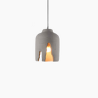 Industrial Creative Notch Cement 1-Light Pendant Light