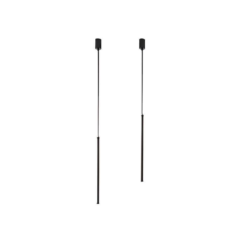 Minimalist Line 1-light Adjustable Long Line LED Pendant Light BulbSquare
