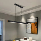 Modern Minimalist Long Strip LED Pendant Light Lumendat
