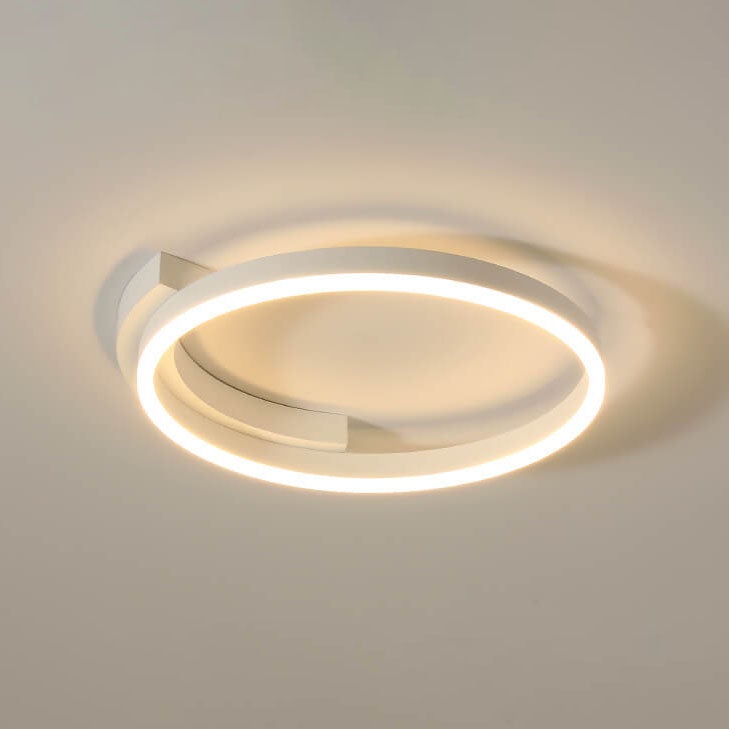 Modern Minimalist Round 1-light LED Flush Mount Ceiling Light