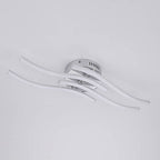 Simple Line Wave LED Semi-flush Mount Ceiling Light
