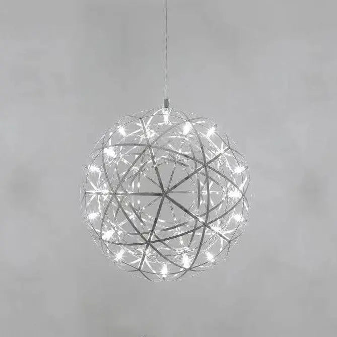 Contemporary Creative Globe Iron 12 Light LED Firework Pendant Light for Living Room Lumendat