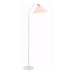 Minimalist Fabric Pleated Shade 1-Light Standing Floor Lamp Lumendat