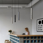 Retro Multicolor Cement Long Strip LED Pendant Light BulbSquare