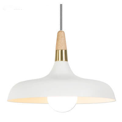 Contemporary Nordic Dome Iron Colorful 1-Light Single Pendant Light For Living Room