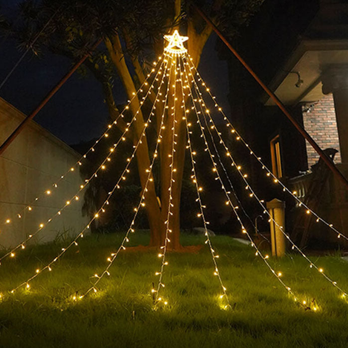 Star Waterfall Light Christmas Meteor Lights LED String Lights Lumendat