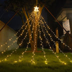 Star Waterfall Light Christmas Meteor Lights LED String Lights Lumendat