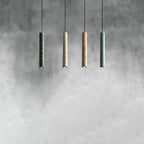 Retro Multicolor Cement Long Strip LED Pendant Light BulbSquare